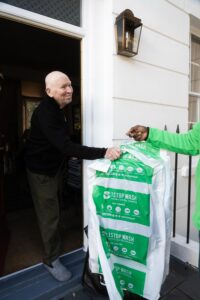 Dry Cleaning being delivered in Holloway N7